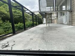 Заливання плити, та поварка каркасу