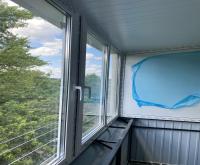 Заливка плити та скління балкону