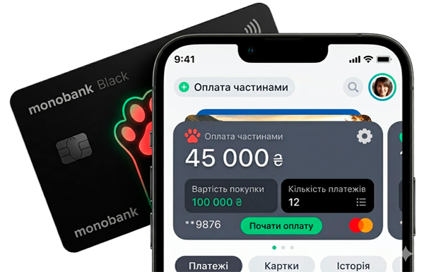 Оплата частинами Моно-банк